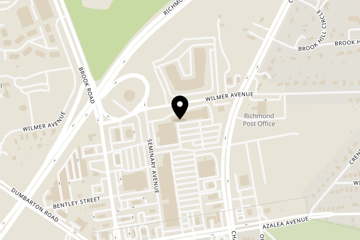 Map showing the location of Lokman's Best Wings Richmond on 5308 Chamberlayne Rd in Richmond